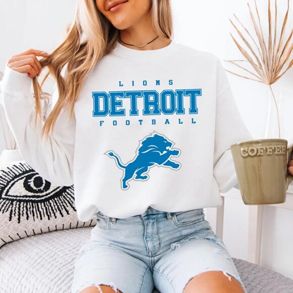 Detroit Football Sweatshirt | "They Not Like Us" Game Day Pullover - Picture 1 of 7